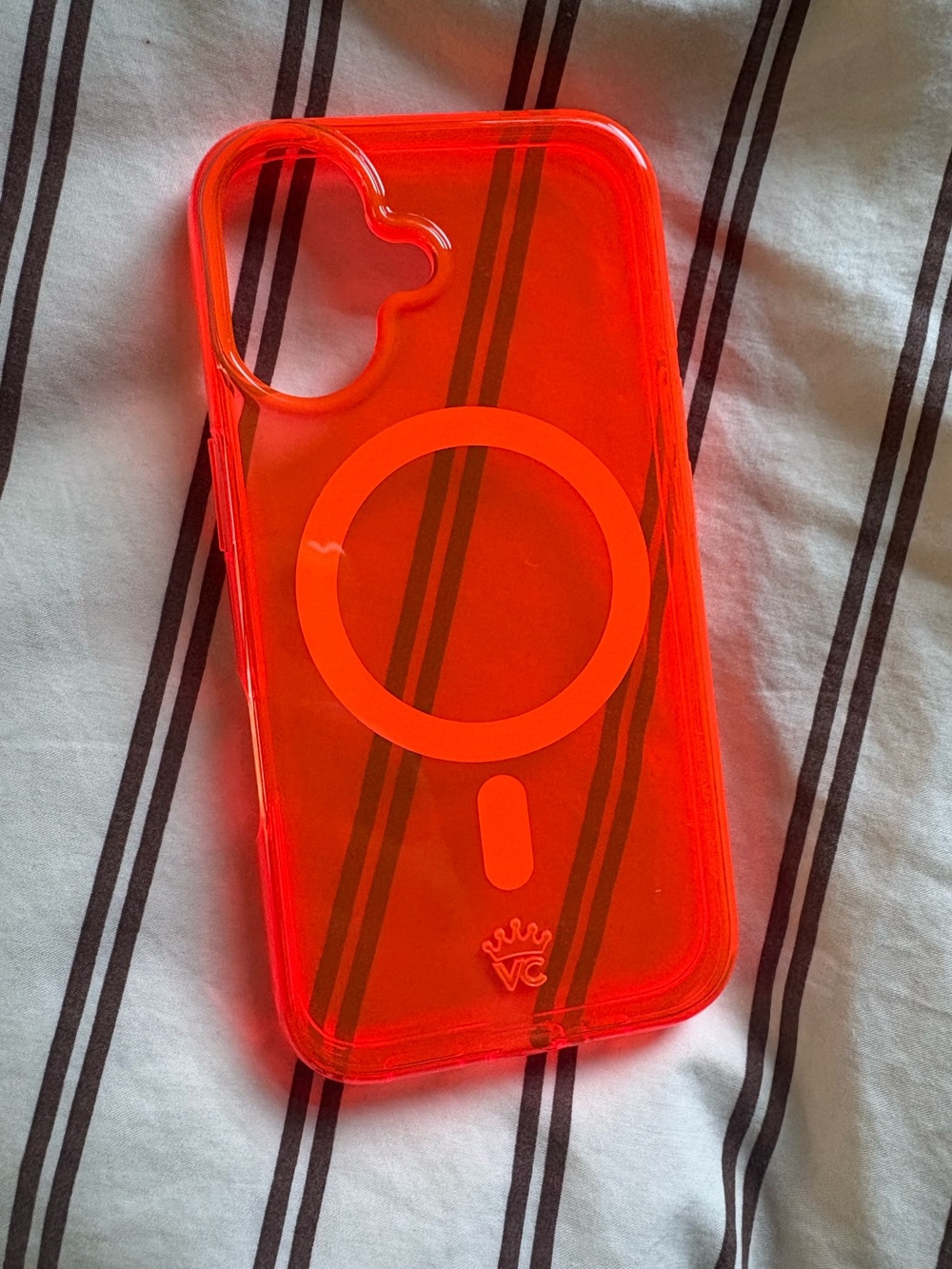 New Neon Orange iPhone 16 Velvet Caviar Phone Case